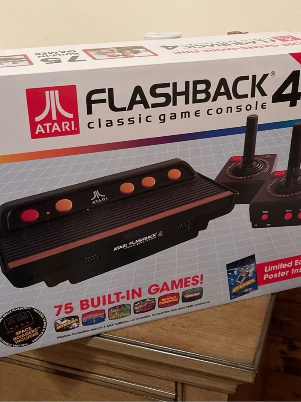 Flashback 4 Classic Game Console - Black